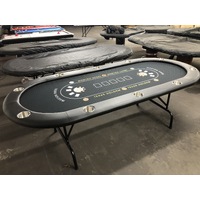 Rental 96&quot; Professional Fold Away Poker Table with (Speed Felt )