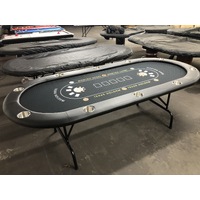 84&quot; Professional Fold Away Poker Table with (Speed Felt )