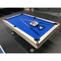 8 FT X-PRO  Pool - Billiard Table / Dining Table / Table Tennis [BLUE FELT]